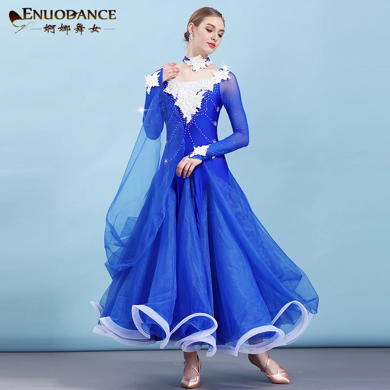 

New ballroom waltz modern dance dress ballroom dance competition dresses standard ballroom dancing clothes tango dress MQ288