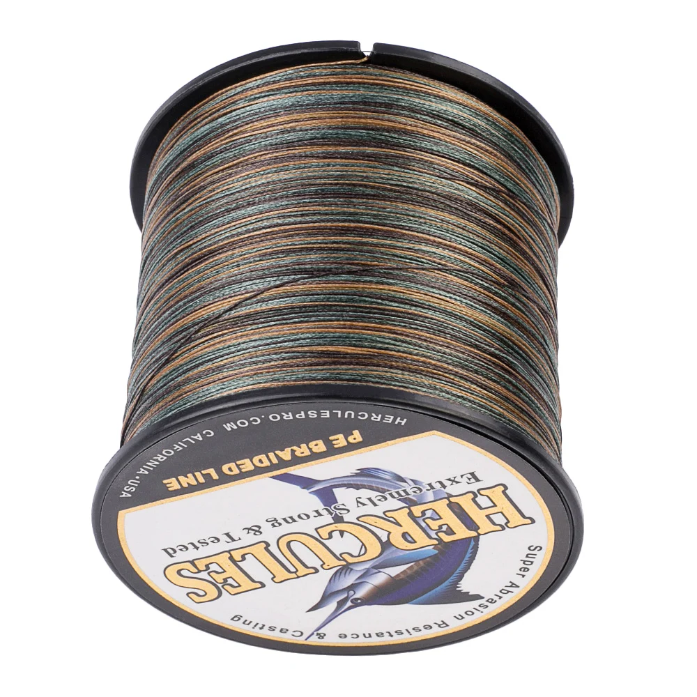 Hercules carp fishing line accessories Multifilament tackle Saudi Arabia 8 Strands Pesca 10-300LB PE 100-2000M Carp Fishing Cord