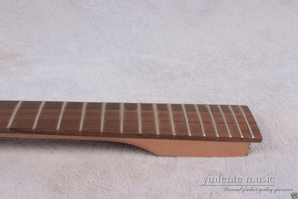 1pcs electric guitar neck solid wood 22 fret 24.75\'\' Truss Rod rose wood #729