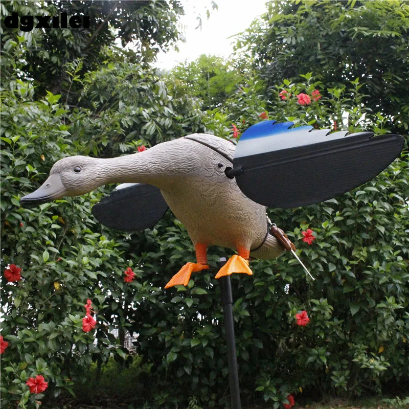 

Plastic Duck Decoy with Magnet Spinning Wings, Outdoor Hunting Goods, 4 * Aa Battery, Wholesale