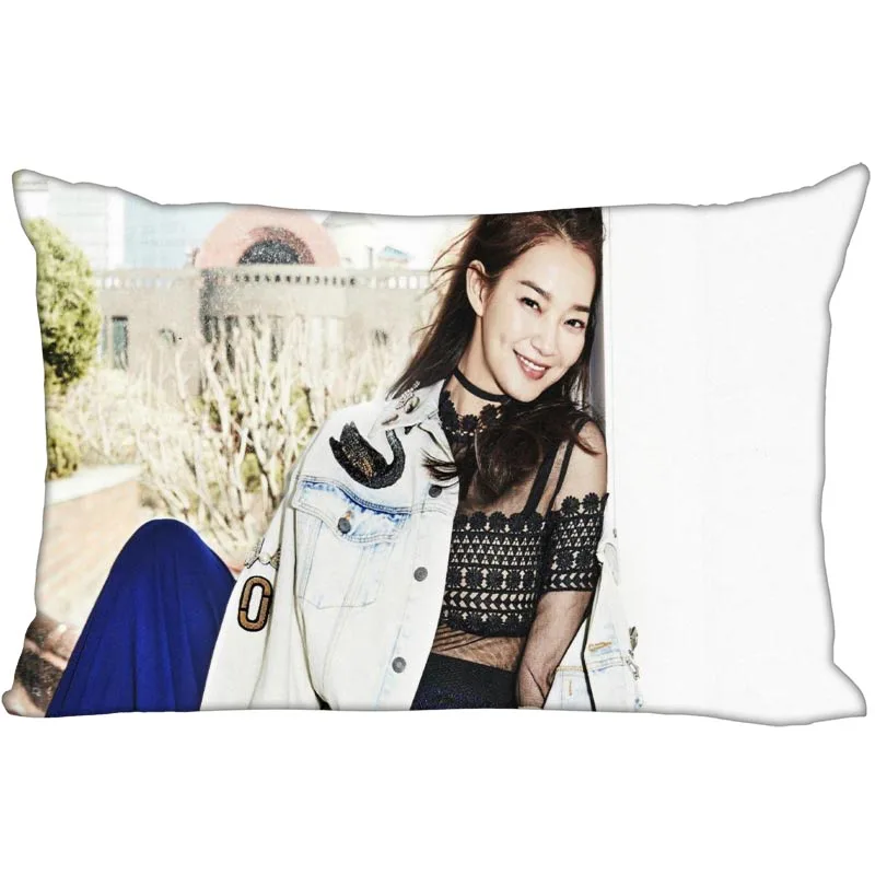 KPOP star Shin Min A rectangular pillowcase two sided printing satin pillow cover Custom your image gift