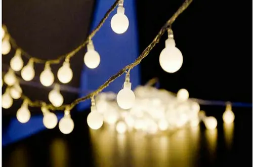 

10M/100 LED white Ball Linkable Fairy String Light Christmas/Wedding Xmas Bar Garden party 8 mode 220V Tree lighting decoration