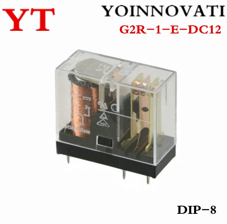  10pcs/lot G2R-1-E-DC12 G2R-1-E DC12 12VDC 16A 250V Relay Best quality