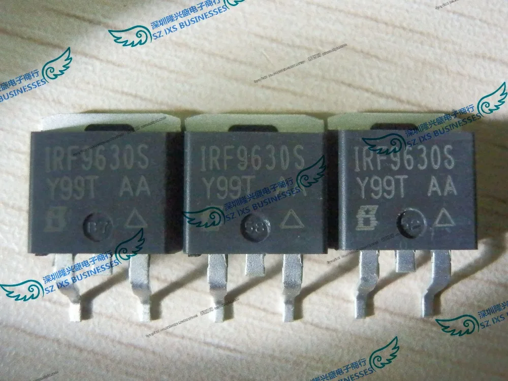 10PCS/100PCS/LOT New and original IRF9630S IRF9630 F9630S TO263 MOSFET P-CH 200V 6.5A D2PAK