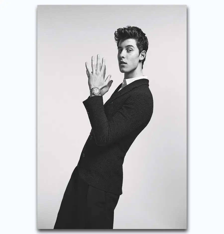 Hot New Shawn Mendes Custom Pop Music-Silk Art Poster Wall Sticker Decoration Gift