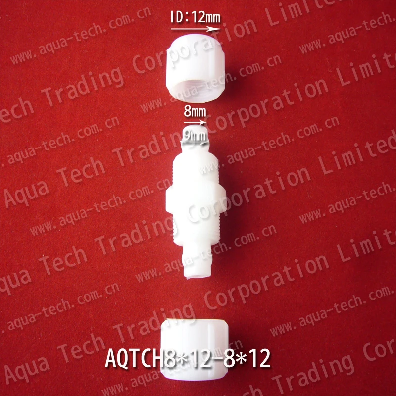 AQTCH8*12-8*12 plastic pipe connector,hose connector,pipe fittings,high pressure connector