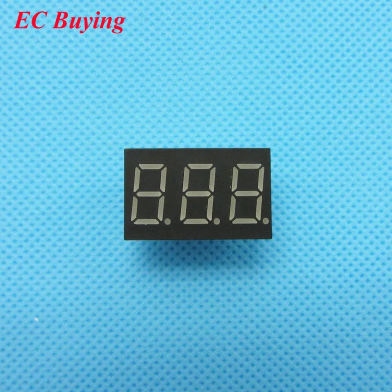 5pcs 3 bit 3bit Digital Tube Common Anode Positive Digital Tube 0.36