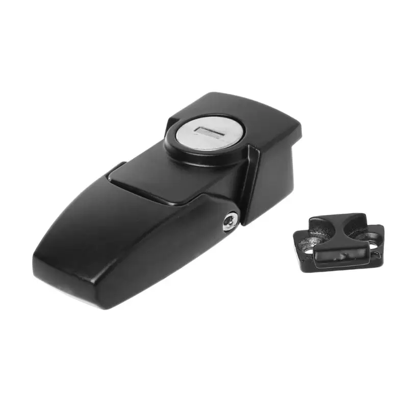 Cabinet Black Coated Metal Hasp DK604 Security Toggle Lock With Two Keys Wholesale dropshipping