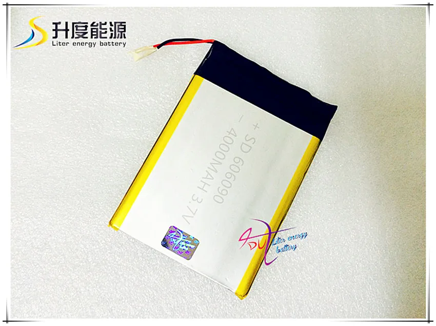 Polymer lithium ion battery 3.7 V, 606090 can be customized wholesale CE FCC ROHS MSDS quality certification