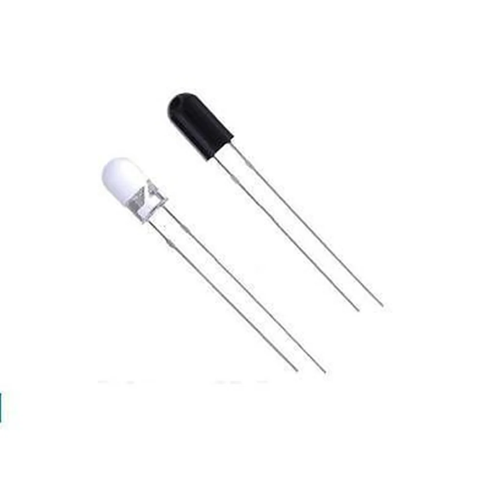 10-1000pairs5mm 940nm IR LED Assorted Infrared Emitter And IR Receiver Diodes 5mm 940nm IR Infrared LED Diode LED Lamp