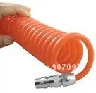 Free Shipping PU Spring Spiral Pneumatic 15M 8mm x 5mm Tube Hose Air Brake PU Coil Hose Tube