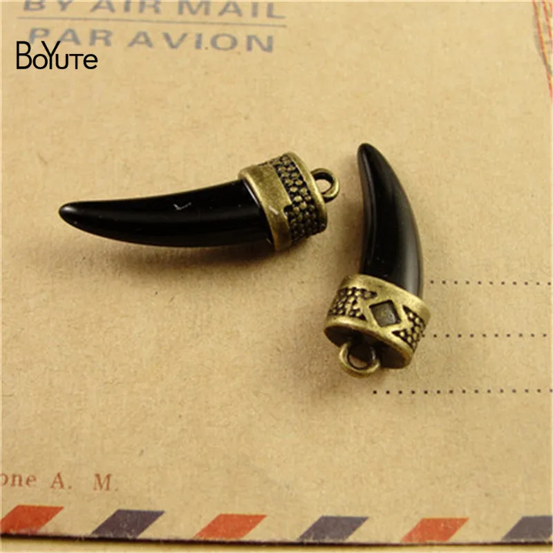 BoYuTe (30 Pieces/Lot) 28*9*7 Antique Bronze Plated Zinc Alloy Pepper Charms Pendants for Jewelry Findings Accessories Diy