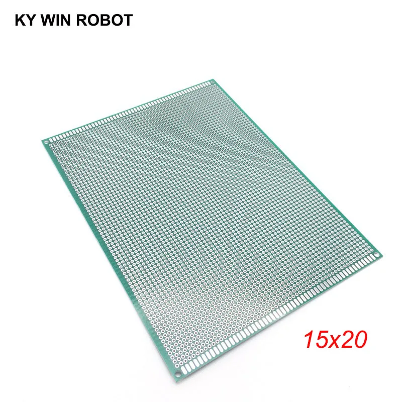 1 szt. 15x20cm 150x200 mm dwustronny prototyp PCB uniwersalna płytka drukowana Protoboard dla Arduino