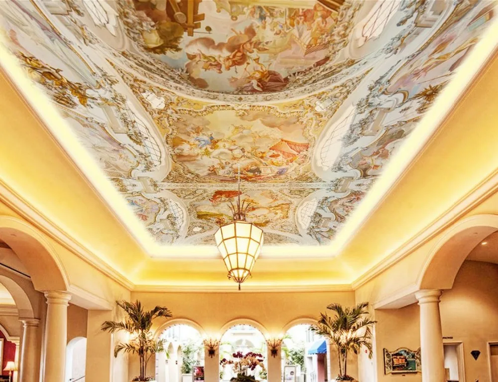 

Angel wallpaper mural Europe style angel Ceiling murals wallpaper custom 3d wallpaper murals ceiling Home Decoration