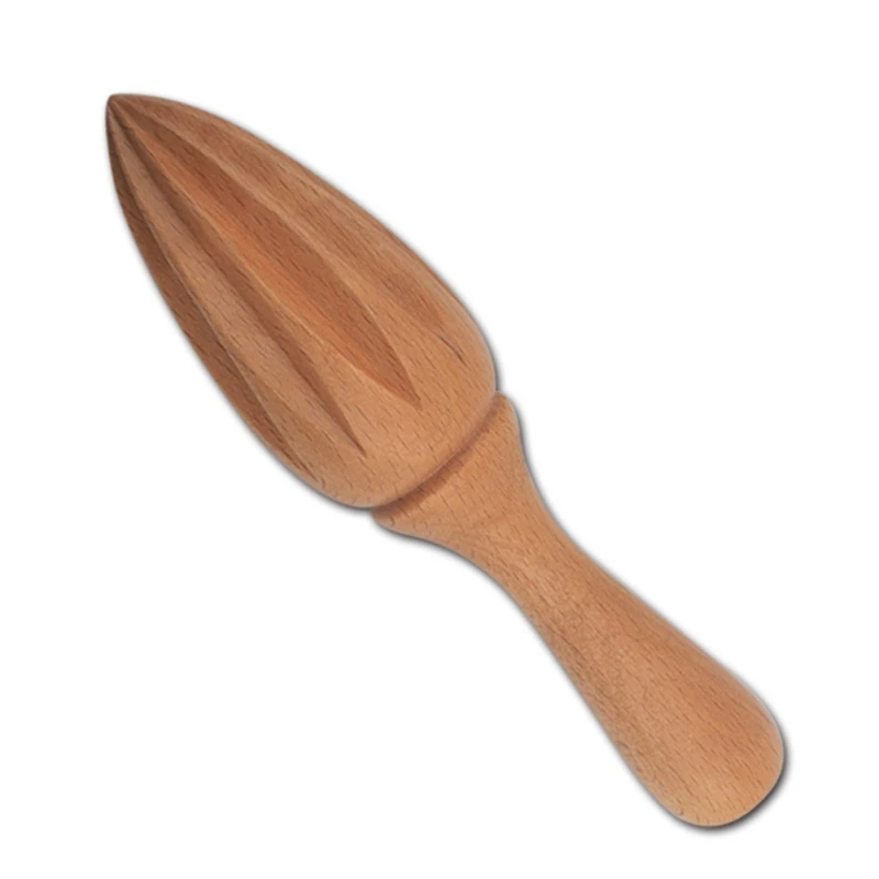 Creative Wooden Lemon Squeezer Hand Press Wood Citrus Reamer Handmade Lemon Juicer Fruit Orange Citrus Juice Extractor