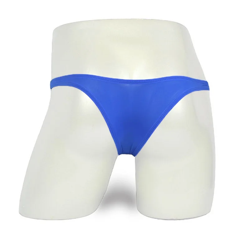 Sexy Men Underwear Thong And G String Low-waist Male Translucent Penis Pouch Panties Bikini ZJH0358