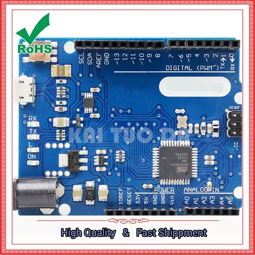 R3 Development Board ATMEGA32U4, The Official Version Module