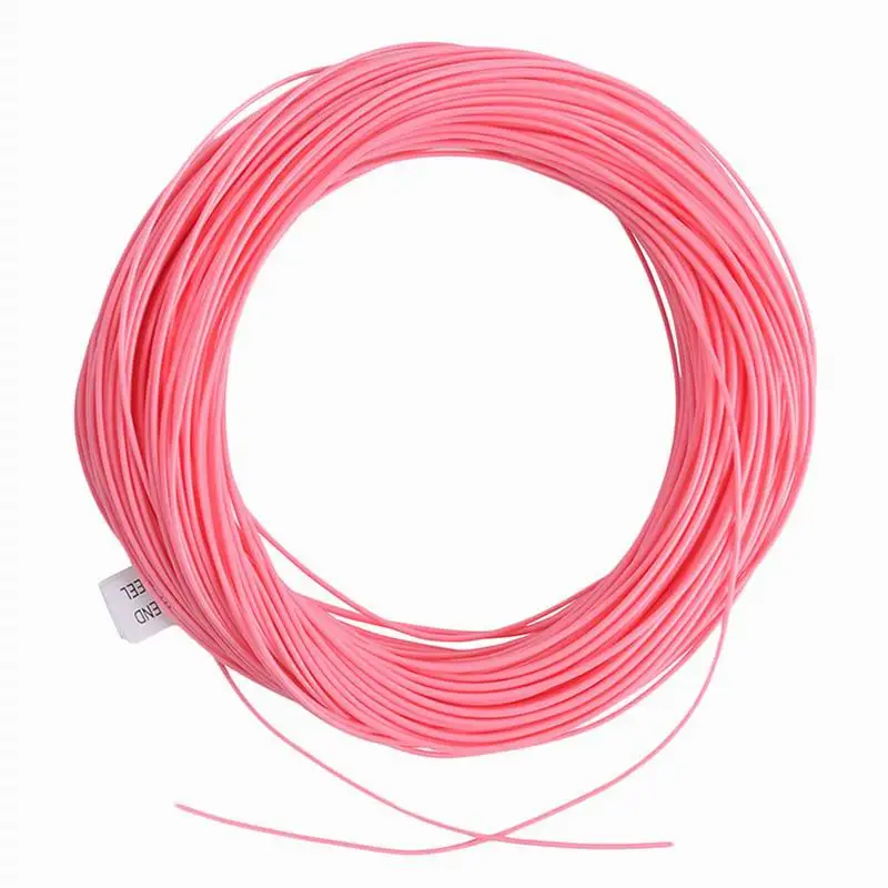 Fly Fishing Weight Forward Fly Line Slick Floating PVC Coat Braided PE Core 100 Feet 35yds 30.5M WF6F WF7F WF8F