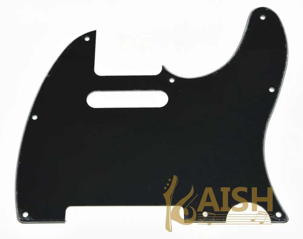 KAISH TL  Guitar Pick Guard Scratch Plate Black 3 Ply Fits TL Guitar