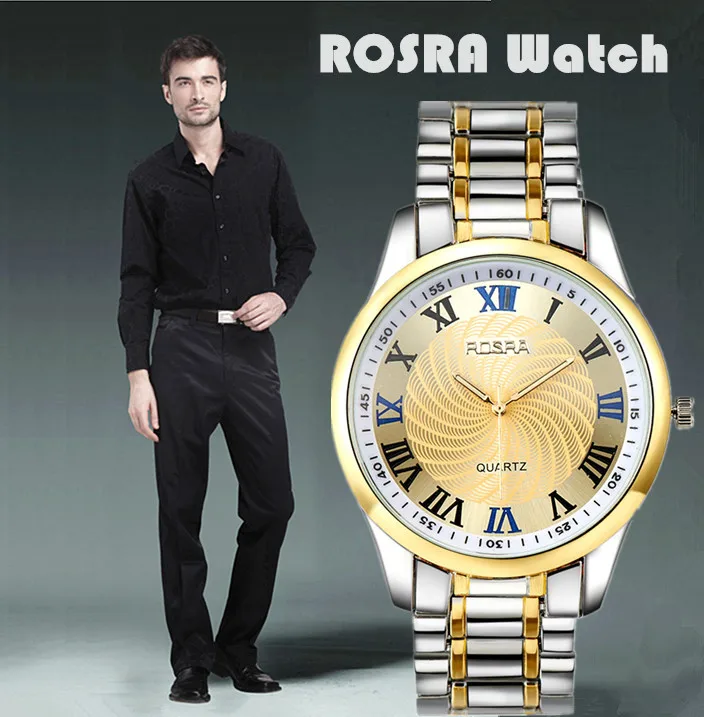 

Man Watch 2022 Rosra Men Watches Stainless Steel Watch Men Business Wristwatches relogio masculino horloge mannen montres homme