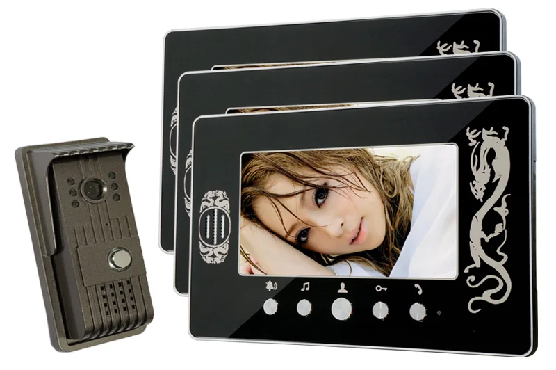 

1V3 7" Wired Video Door Phone Intercom System