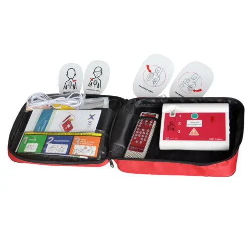 New Automatic External Defibrillator Simulator Trainer AED Training Machine For Fist Aid CPR Practice In English And Spanish