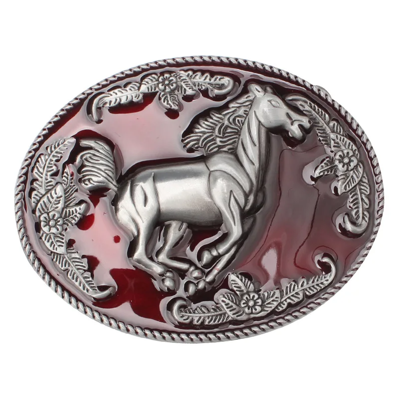 

Horse Series Simple Smooth Belt Buckle