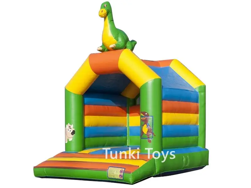 dinosaur cartoon inflatable bouncy house