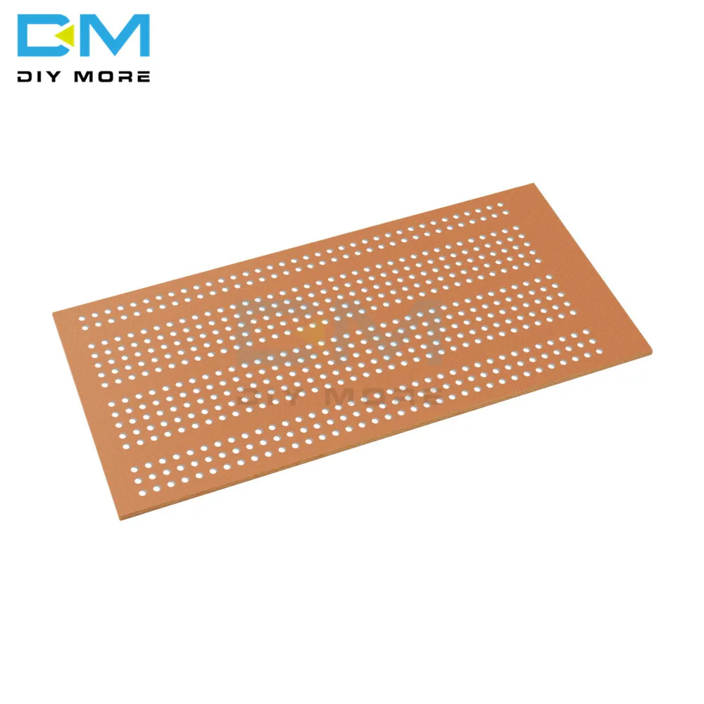 10PCS Single Side Wholesale universal 5x10cm Solderless PCB Test Breadboard Copper Prototype Paper Tinned Plate Joint holes DIY