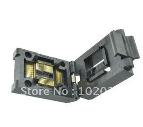 100% NEW IC51-0644-824 TQFP64 QFP64 LQFP64 IC Test Socket / Programmer Adapter / Burn-in Socket (IC51-0644-824-5)0.8MM