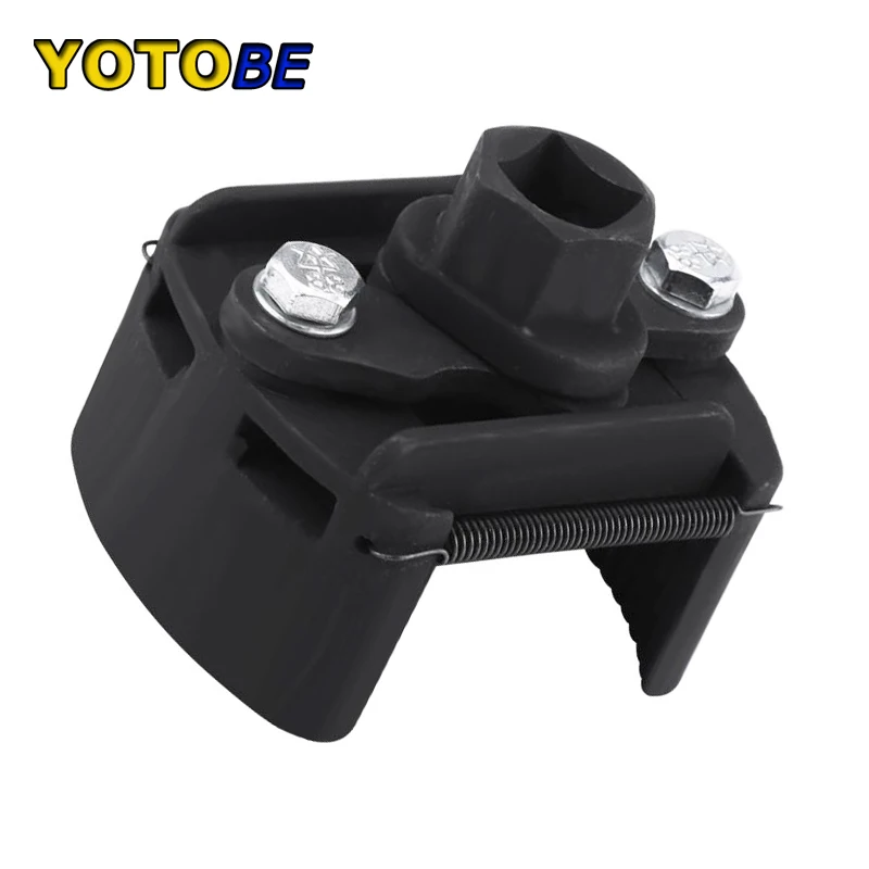 60mm-80mm Universal Adjustable 2 Jaw Oil Filter Wrench Fuel Remover Removal Tool Two-Claw Cast Steel