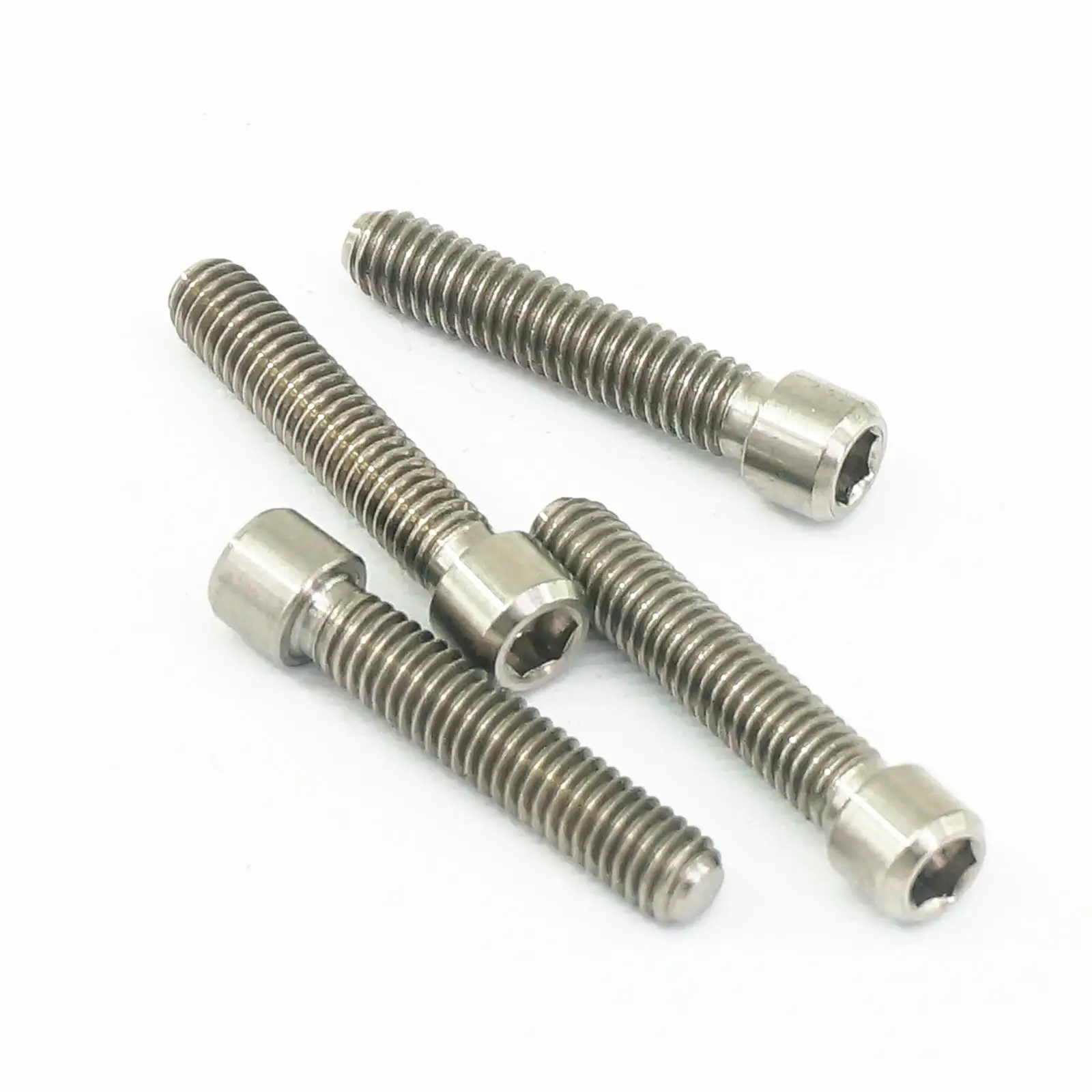 4 PCS M4x20mm Ti GR5 Titanium Bolts Screws For Bike Derailleur