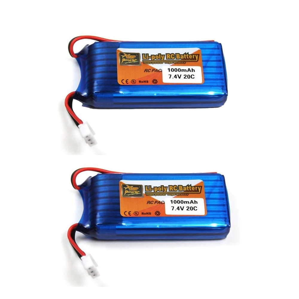 2 adet/grup WLtoys V912 icin 7.4 V 1000 mAh pil/WLtoys V262/WLtoys V353 pil WLtoys Parcalari