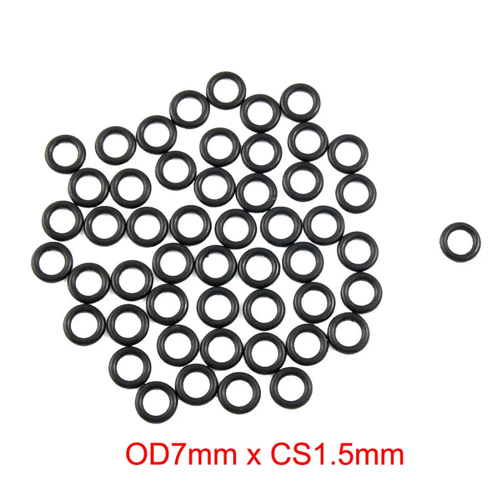 

OD7mm x CS1.5mm Black NBR nitrile rubber o ring oring o-ring oil seal gasket