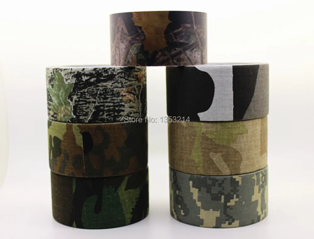 10M Hunter Camo Tape No-Mar Army Type Tree/Jungle/ACU Print Pattern Moisture Proof Camouflage Hunting Tapes 10M*5cm Outdoor - Image 3