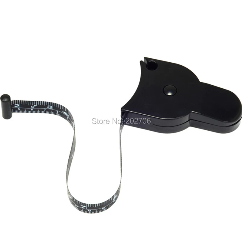 Black color Skinfold Caliper Body Fat Caliper, Tape Measure + Men's & Women's Chart