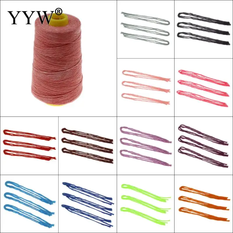 

1mm 300m/Spool Economical Thai Waxed Polyester Cord Wax Beading String Thread for Knotting Jewelry