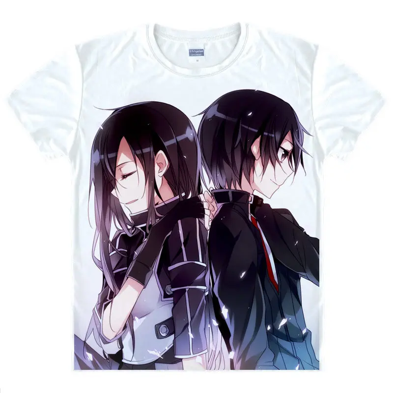 Sword Art Online SAO T-Shirt Yuki Asuna Shirt fashionable t shirts Anime Cosplay kawaii t-shirts boys' lolita anime cute shirt a