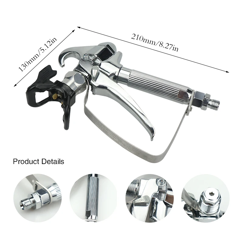 Thương Hiệu Mới 3600PSI Cao Cấp Không Cần Không Khí Súng Phun Sơn Với 517 Đầu Xịt Vòi Phun Vệ Wagner Bơm Và Không Cần Không Khí Phun