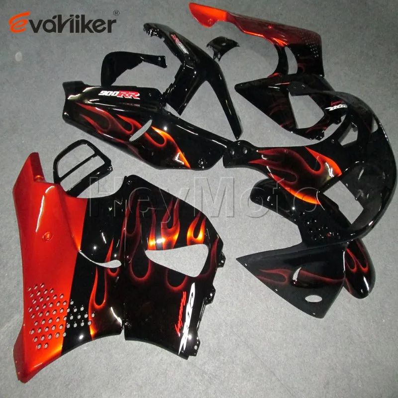 

Full fairing kits for CBR900RR 1994 1995 1996 1997 red flames CBR 893 RR 94 95 96 97 ABS motorcycle fairing order