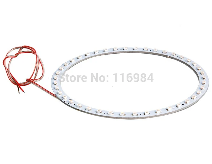 2PCS x blue/white/yellow/green/red 140mm 3528 42SMD Car Led Angel Eyes Halo Ring Light Car Light