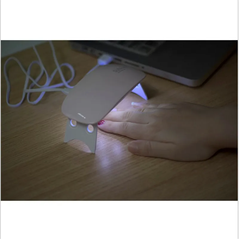 New Brand SUN Mini UV Lamp for Nails Manicure  Mini Protable White Light UV Led Lamp Gel Nail Dryer Machine Tools Candy Colors