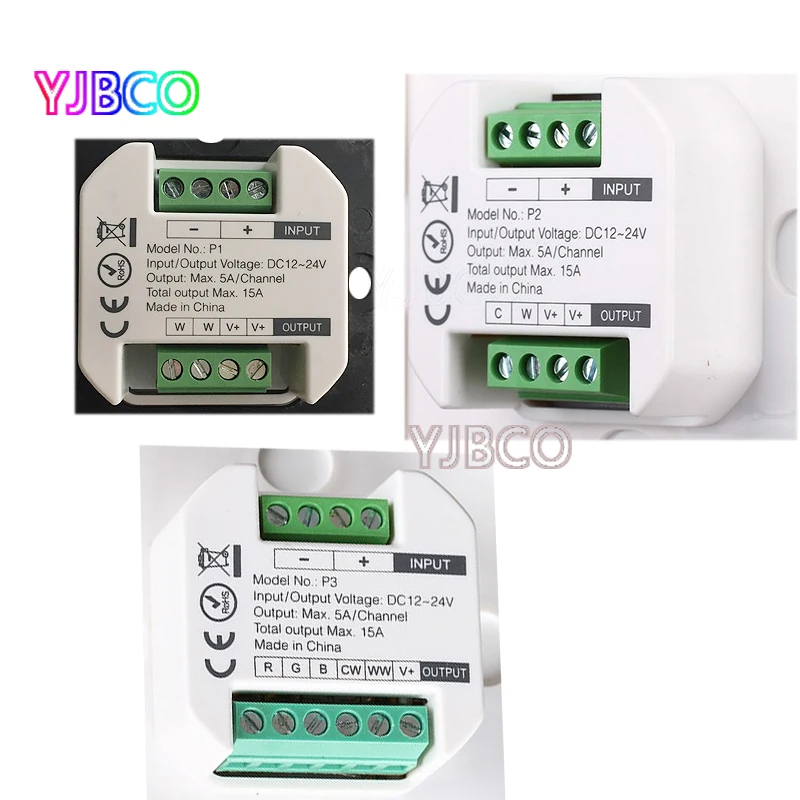 Miboxer P1/P2/P3 Smart Panel Controller Dimmen Led Dimmer Rgb/Rgbw/Rgb + Cct Kleur temperatuur Cct Voor Led Panel/Strip Licht