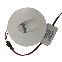 Led 벽 램프 1W 3W Recessed 베란다 통로 단계 계단 빛 지하 전구 스포트 라이트 현대 홈 장식 AC 85-265V