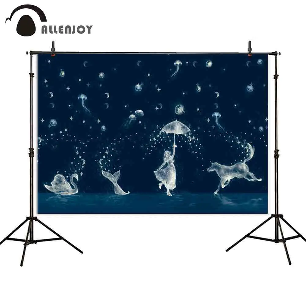 Allenjoy-Fondo de fotografía de País de las maravillas para niños, fariy infantil de cuento de telón de fondo, Princesa, cisne, para fotógrafo