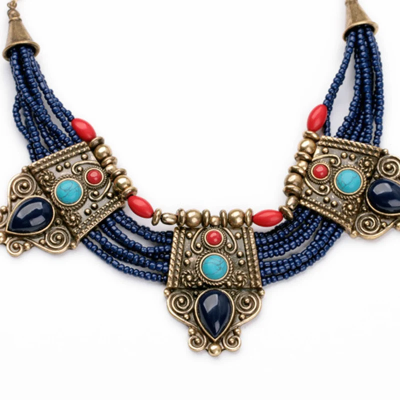 vintage Nepal Indian Turkish Tribal Necklaces jewelry Ethnic Chunky Necklace Pendant