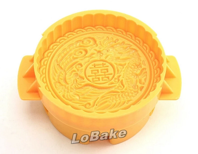 250g round mid autumn festival mooncake mold with Chinese character 