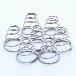 304 Stainless Steel Taper Pressure Spring Tower Springs Conical Cone Compression Spring Wire Diameter 1mm 1.2mm