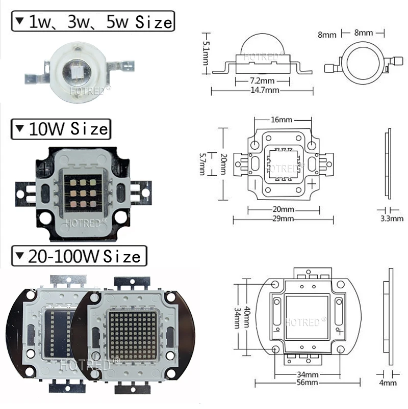 3W 10W 20W 30W 50W 100W High Power UV Purple LED  365nm 370Nm  Ultraviolet Bulbs Lamp 45mil Chips  Light Beads Diode for DIY