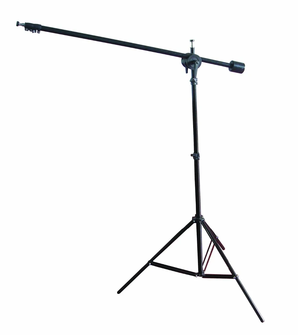 

Telescopic Boom Stand Support Kit Reflector Arm Holder+Grip Head kit+2m Light Stand